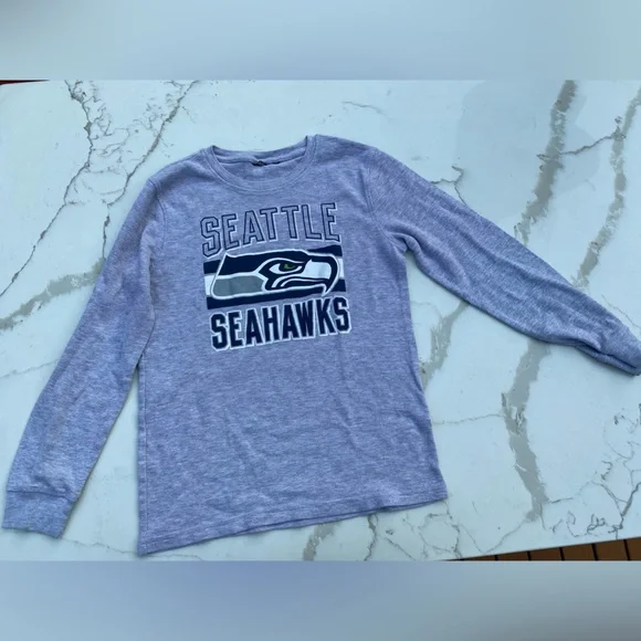 Washed not worn. Boys Ultra NFL Boys Lightweight Super Soft Long Sleeve T-Shirt - Picture 1 of 3